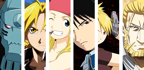 personaggi fullmetal alchemist.gif